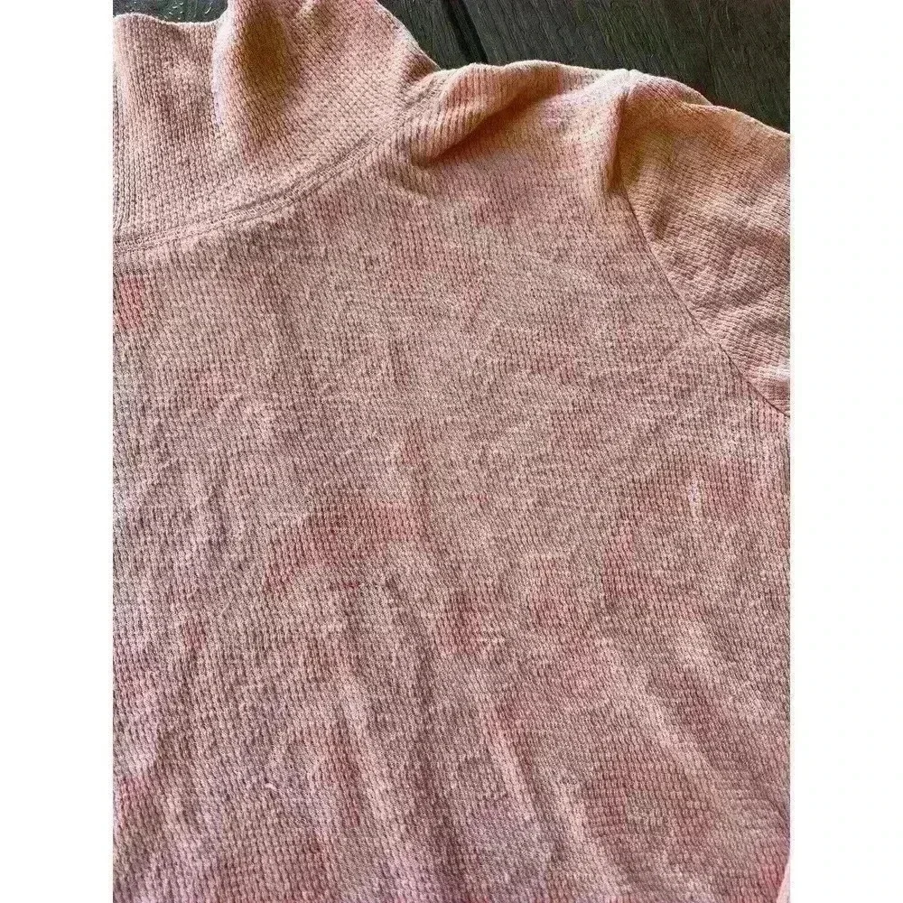 Intimately Free People Cropped Layering Top Large Mock Neck Long Sleeve Sheer